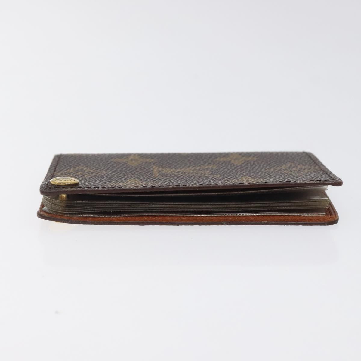 LOUIS VUITTON Monogram Porto Cartes Crdit Pression Card Case M60937 Auth th5884