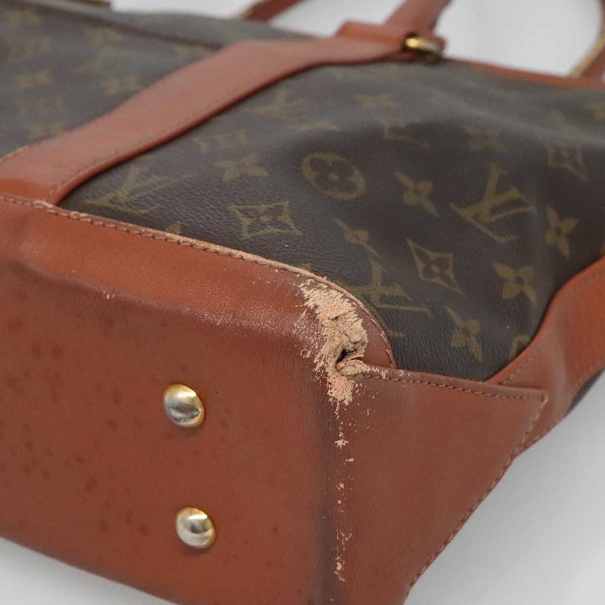 LOUIS VUITTON Monogram Sac Weekend PM Hand Bag M42425 LV Auth th5894