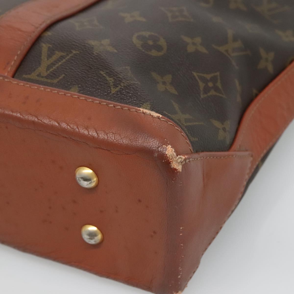 LOUIS VUITTON Monogram Sac Weekend PM Hand Bag M42425 LV Auth th5894