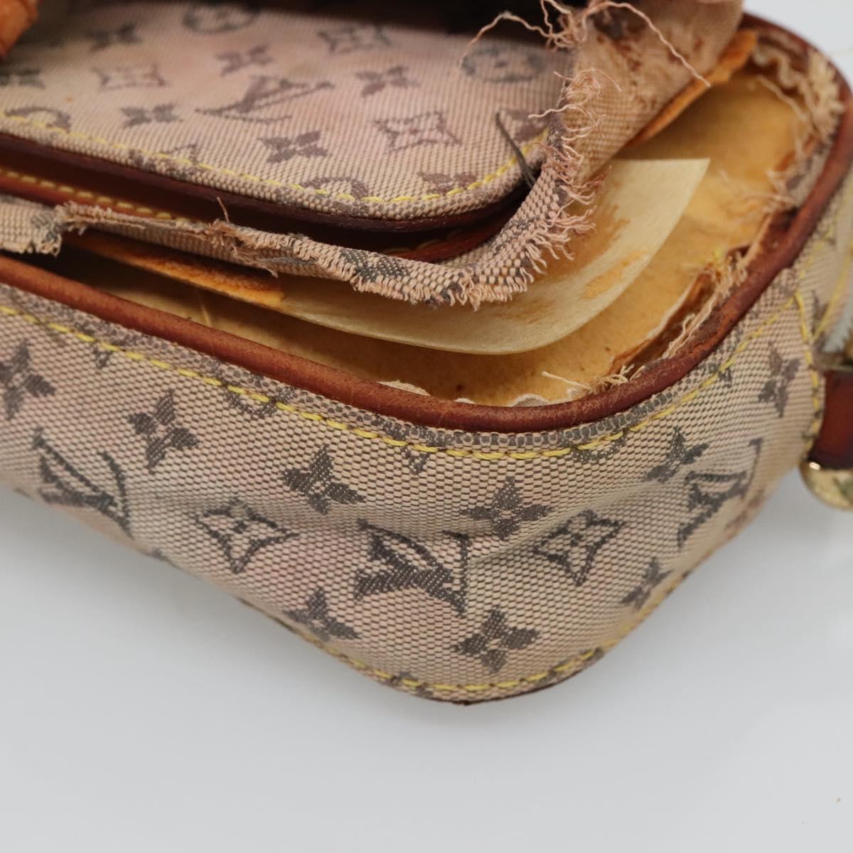 LOUIS VUITTON Monogram Mini Epi Shoulder Bag 2 Set Blue LV Auth th5921