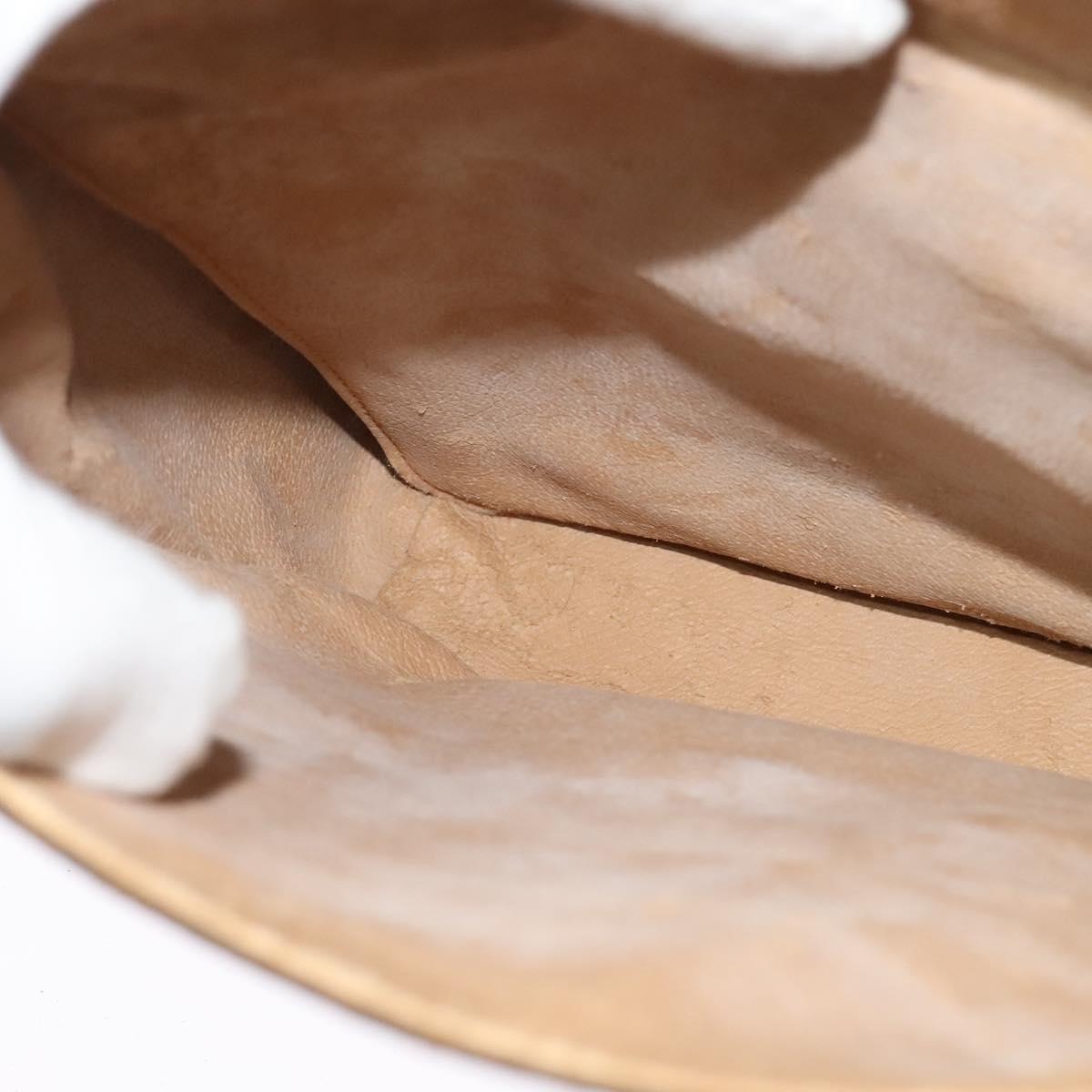 GUCCI Hand Bag Canvas 2way Beige Gold 000 46 0274 Auth th5937