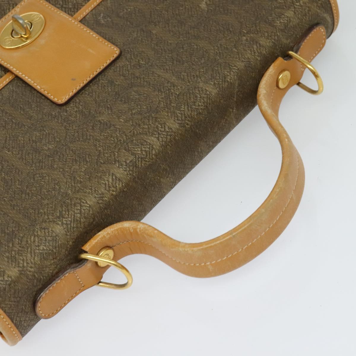 GUCCI Hand Bag Canvas 2way Beige Gold 000 46 0274 Auth th5937