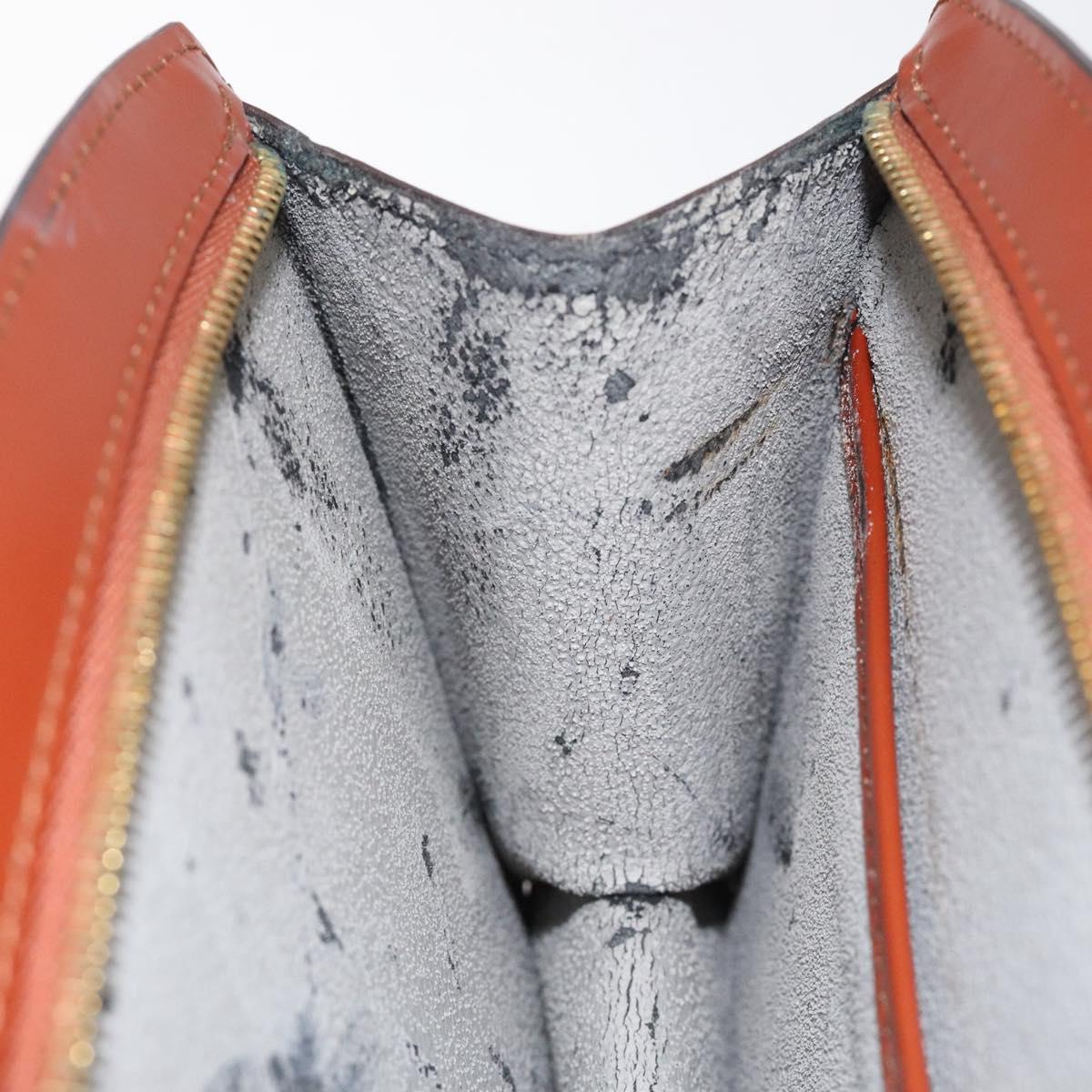 LOUIS VUITTON Epi Trousse Crete Pouch Brown M48403 LV Auth th5942