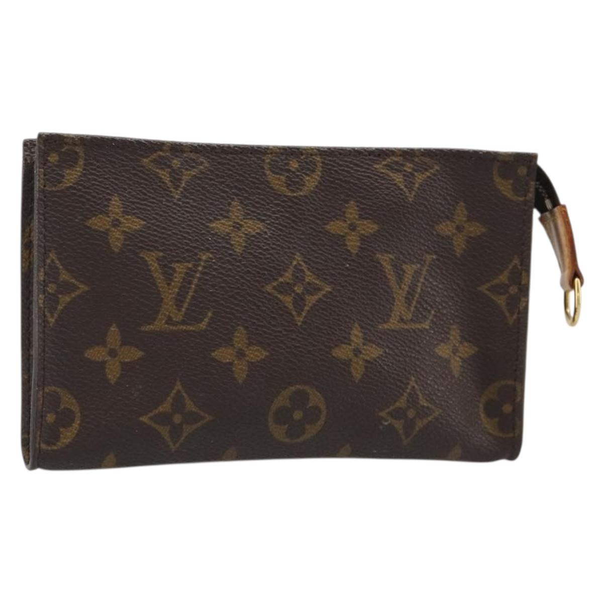 LOUIS VUITTON Monogram Bucket PM Accessory Pouch LV Auth th5943