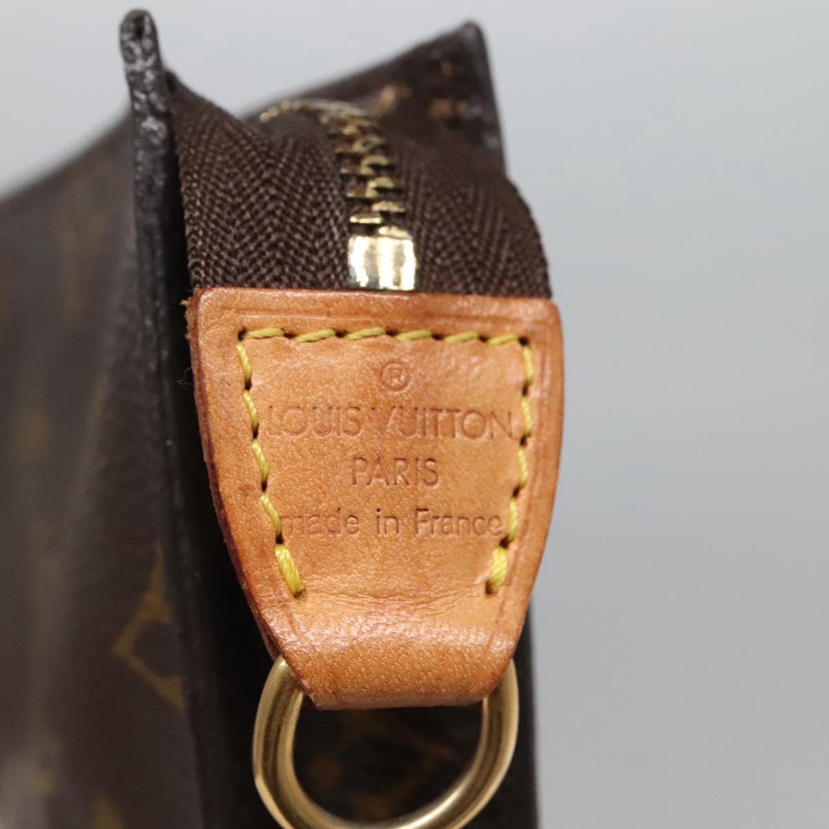 LOUIS VUITTON Monogram Bucket PM Accessory Pouch LV Auth th5943