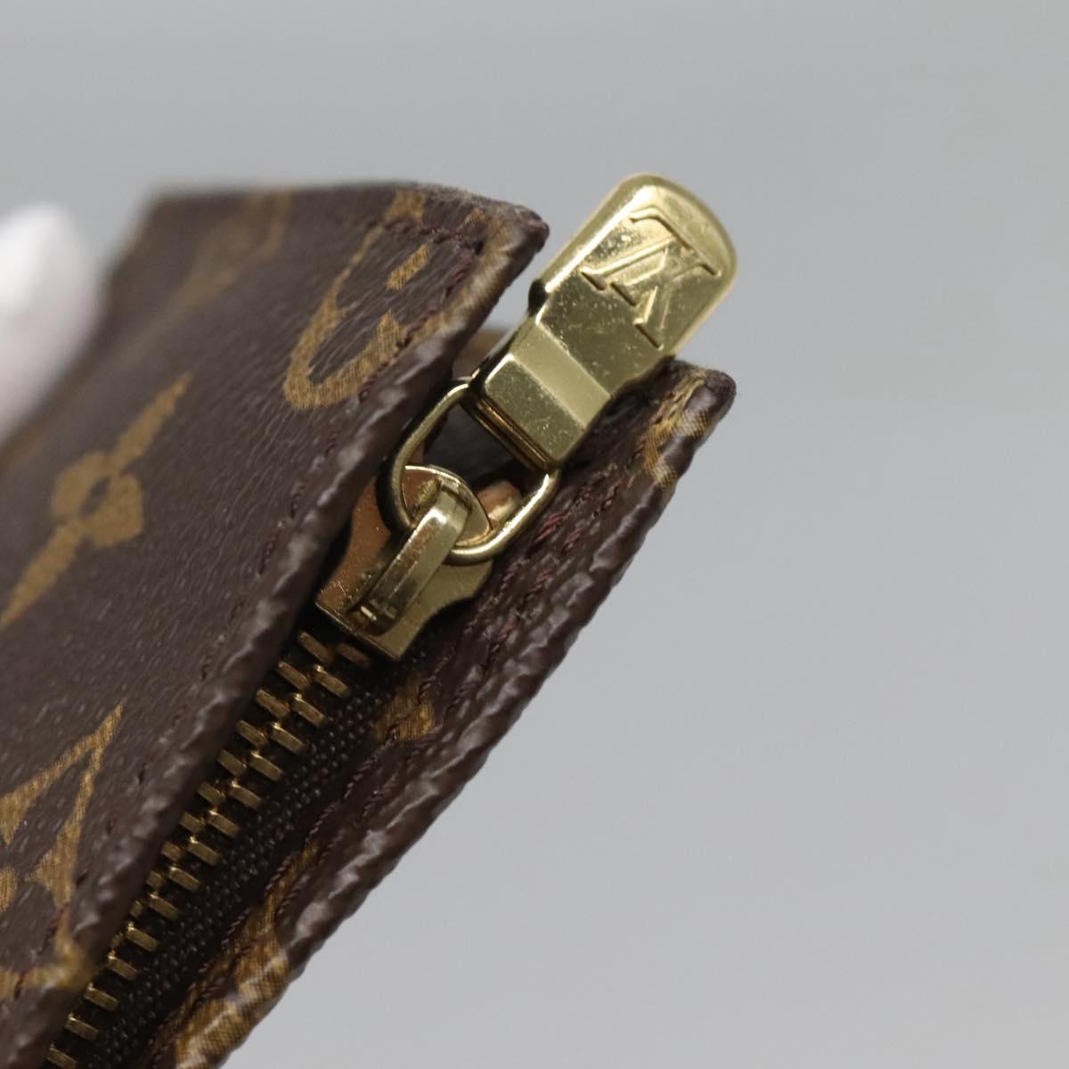 LOUIS VUITTON Monogram Bucket PM Accessory Pouch LV Auth th5945