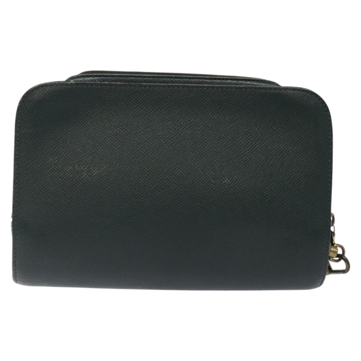 LOUIS VUITTON Taiga Baikal Clutch Bag Epicea M30184 LV Auth th5957