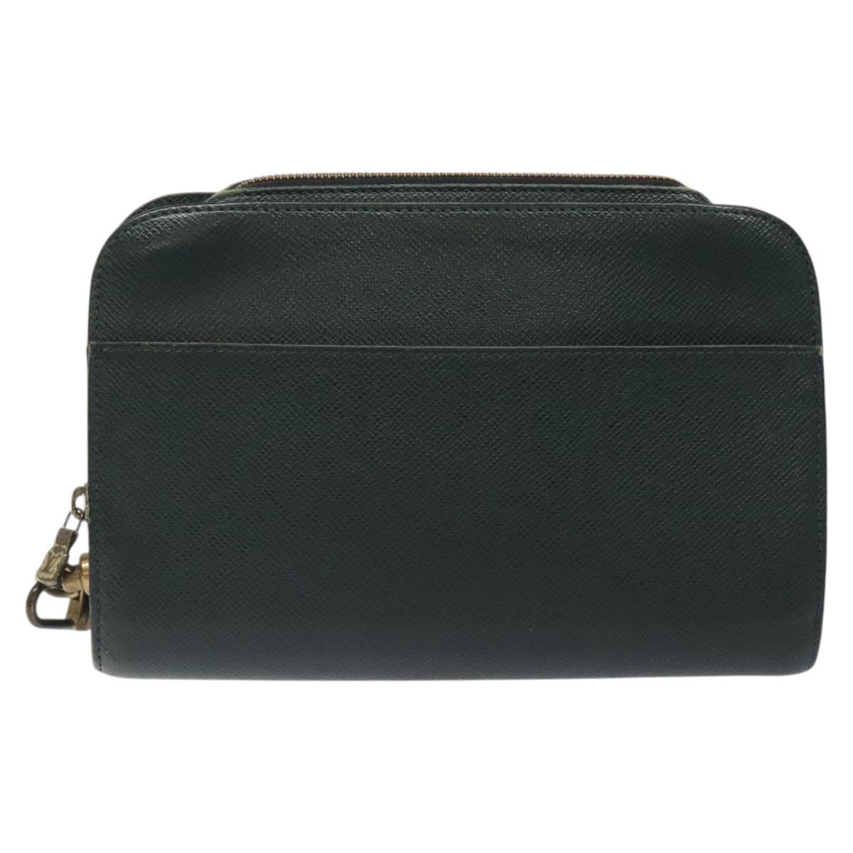 LOUIS VUITTON Taiga Baikal Clutch Bag Epicea M30184 LV Auth th5957