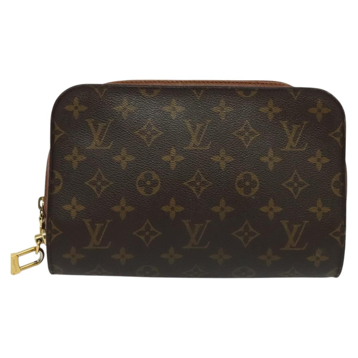 LOUIS VUITTON Monogram Orsay Clutch Bag M51790 LV Auth th5958