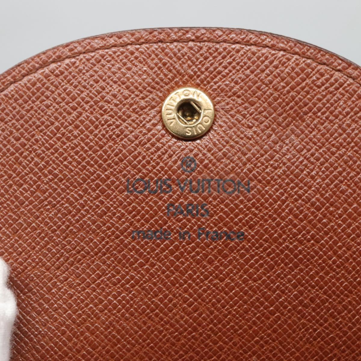 LOUIS VUITTON Monogram Porte Monnaie Guze Coin Purse M61970 LV Auth th5964