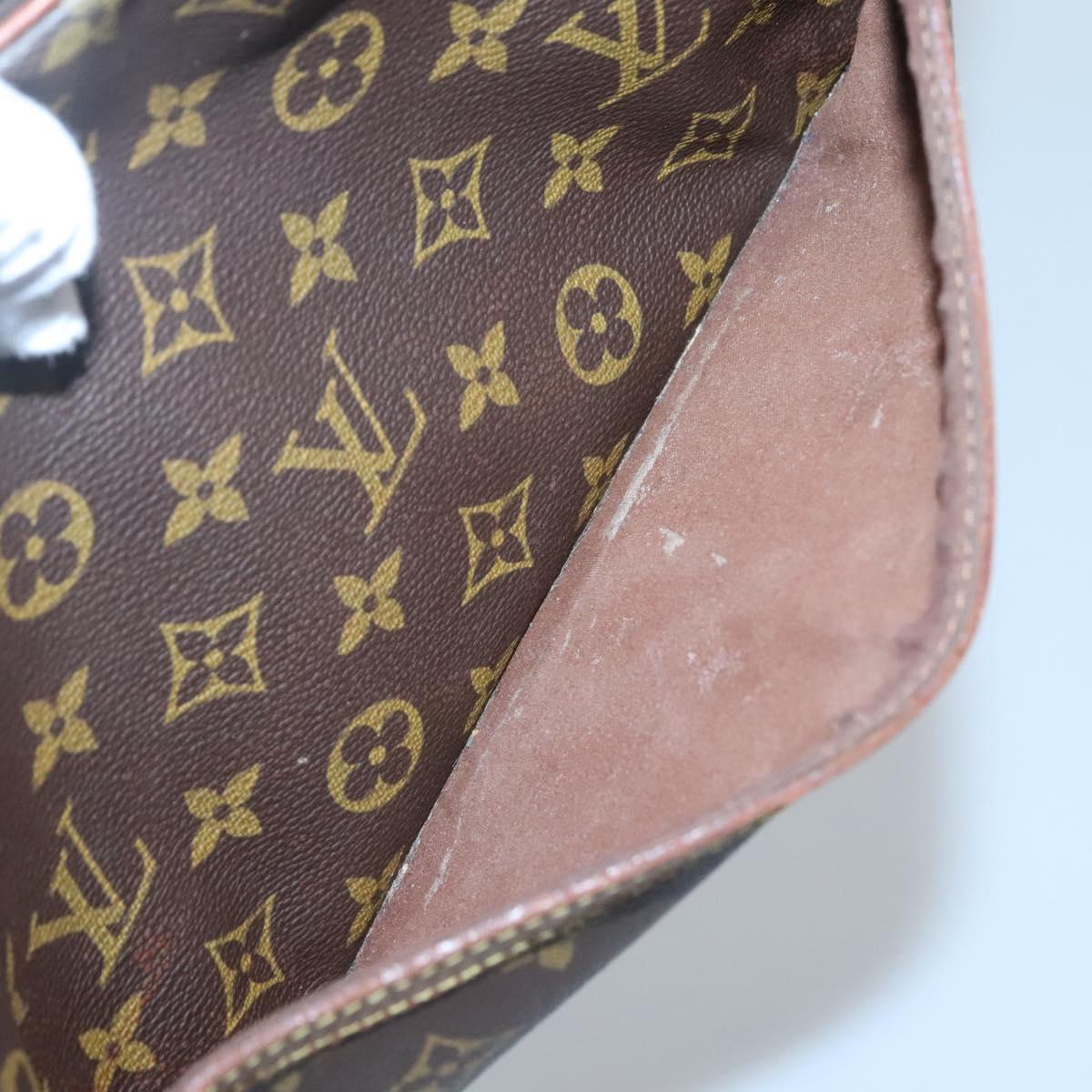 LOUIS VUITTON Monogram Compiegne 28 Clutch Bag M51845 LV Auth th5968