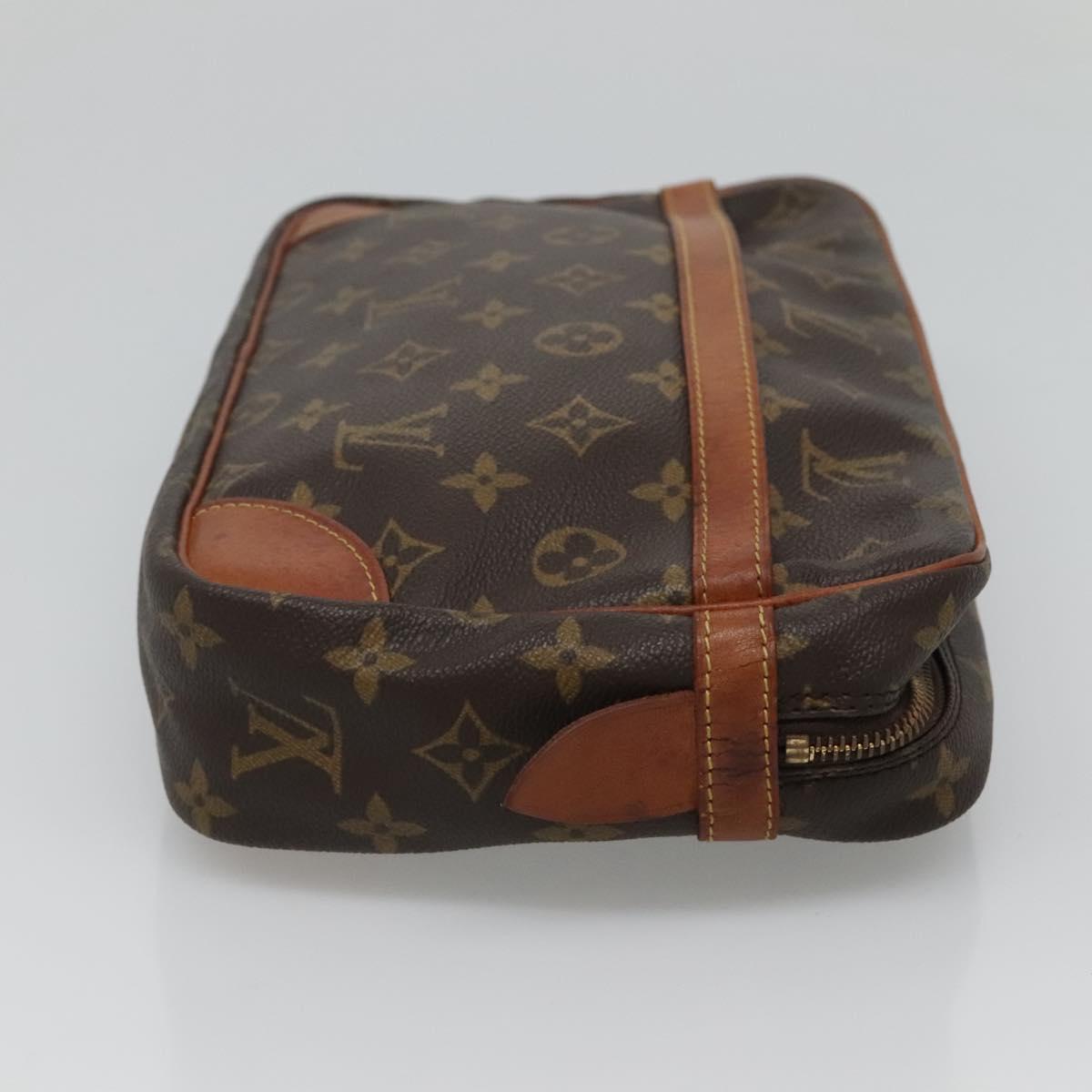 LOUIS VUITTON Monogram Compiegne 28 Clutch Bag M51845 LV Auth th5968