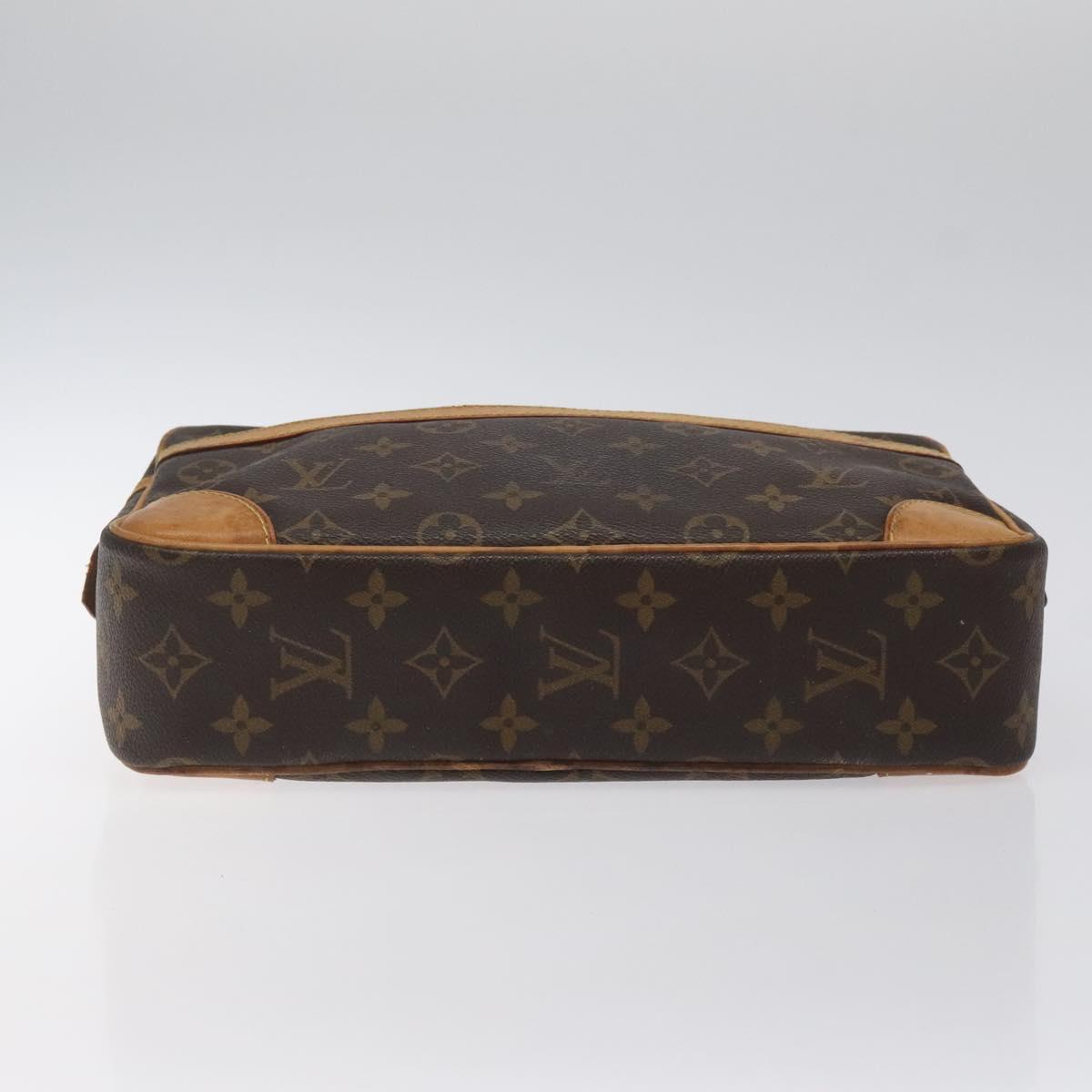 LOUIS VUITTON Monogram Compiegne 28 Clutch Bag M51845 LV Auth th5979