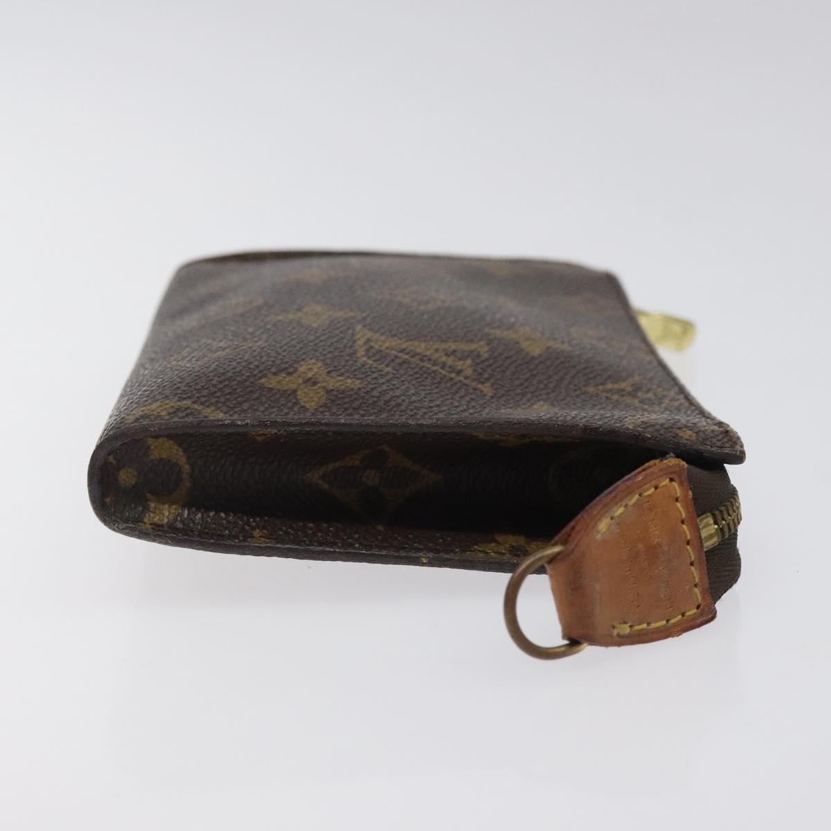 LOUIS VUITTON Monogram Bucket PM Accessory Pouch LV Auth th6003