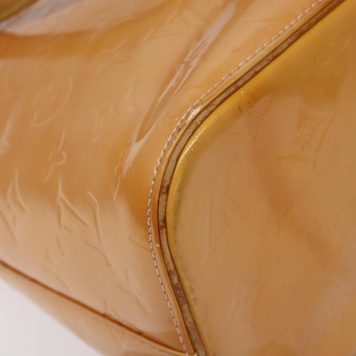 LOUIS VUITTON Monogram Vernis Houston Bag Marshmallow Pink M91302 LV Auth th6013