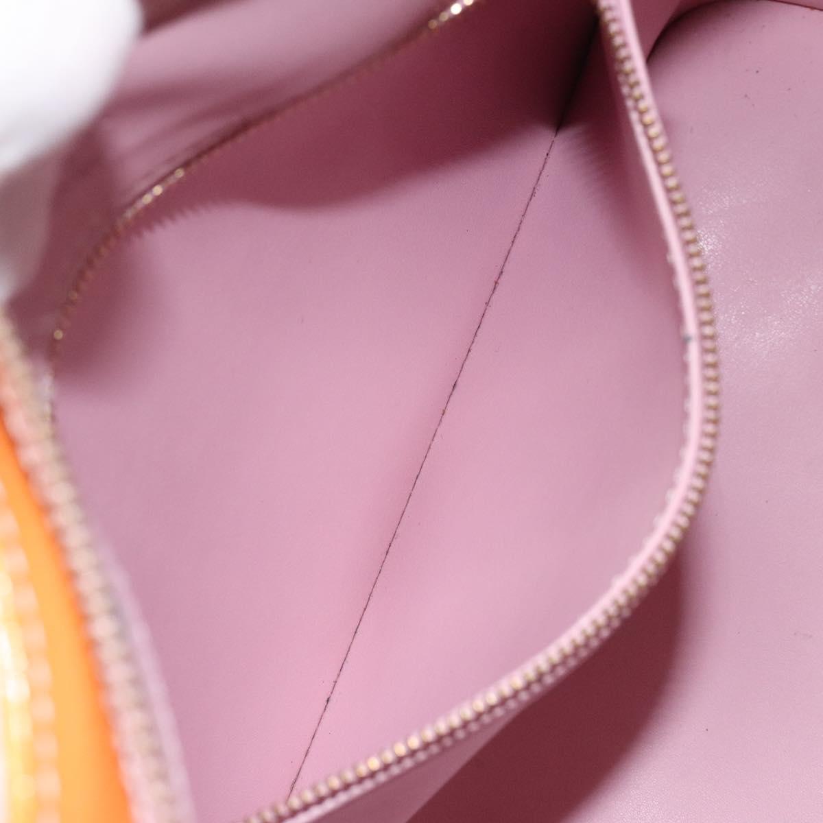 LOUIS VUITTON Monogram Vernis Houston Bag Marshmallow Pink M91302 LV Auth th6013