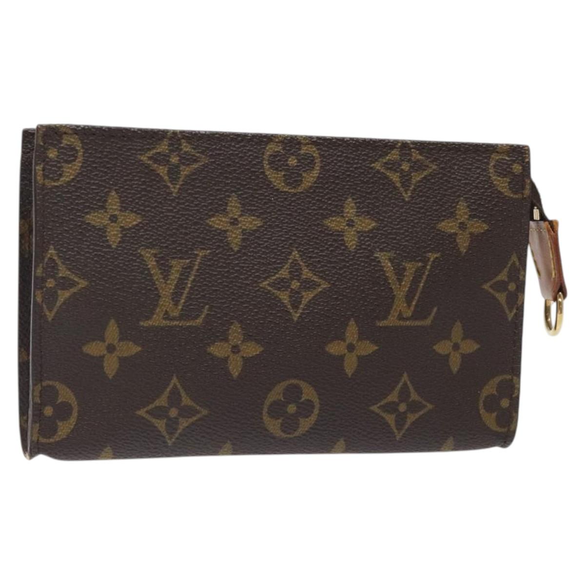 LOUIS VUITTON Monogram Bucket PM Accessory Pouch LV Auth th6014
