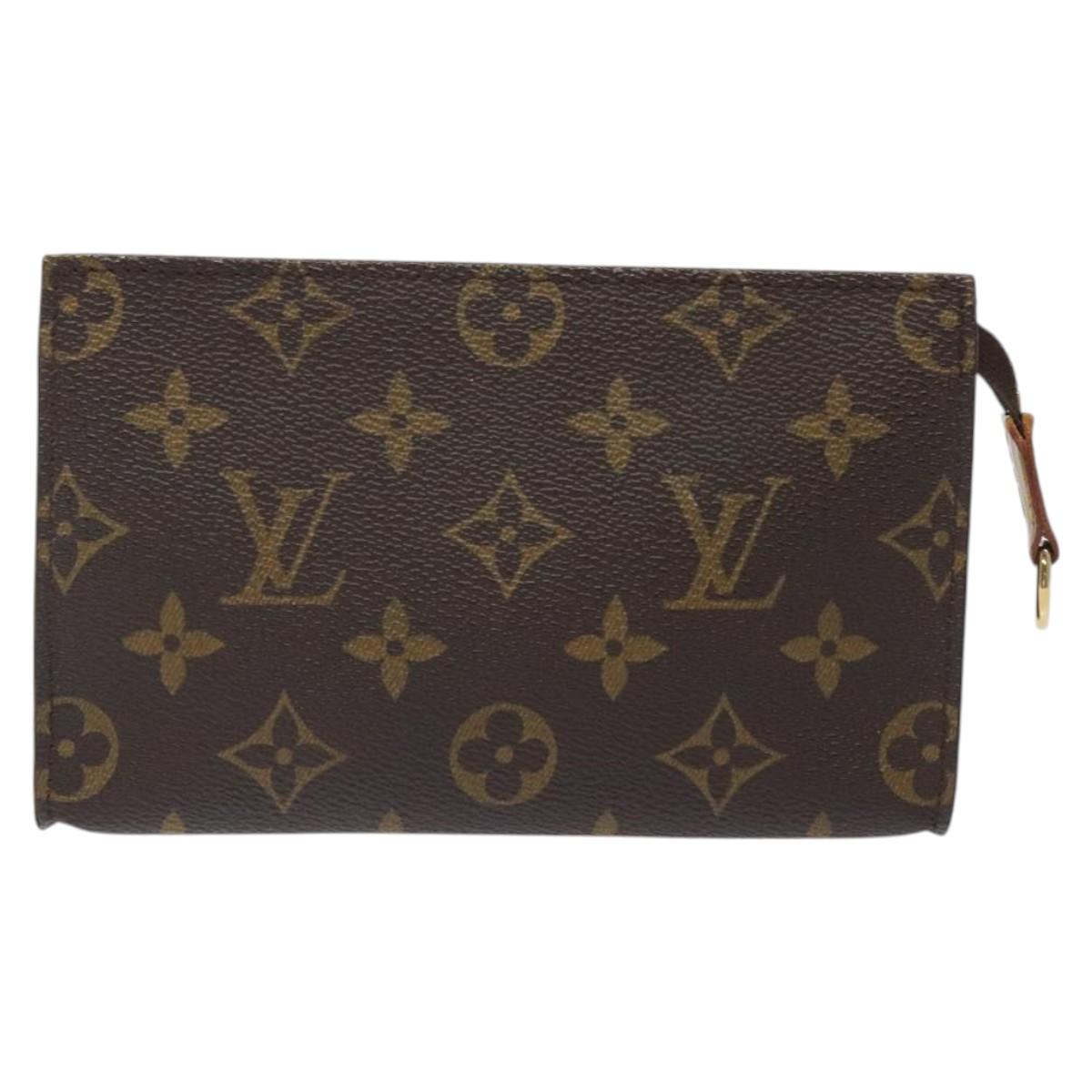 LOUIS VUITTON Monogram Bucket PM Accessory Pouch LV Auth th6014