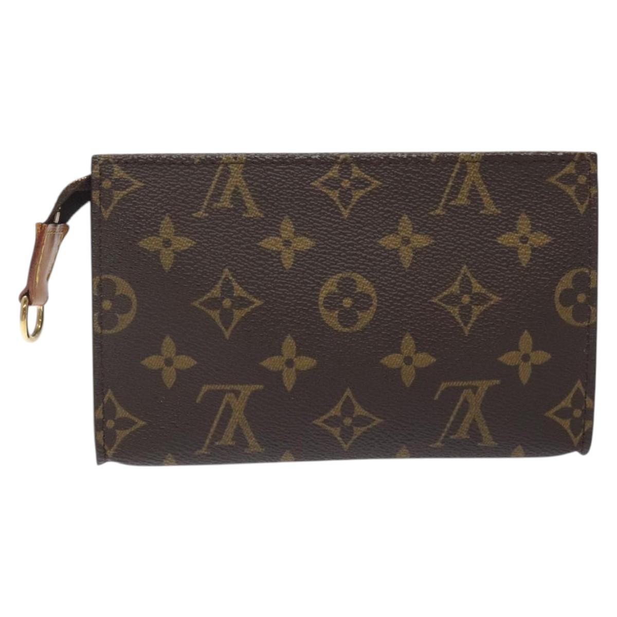 LOUIS VUITTON Monogram Bucket PM Accessory Pouch LV Auth th6014