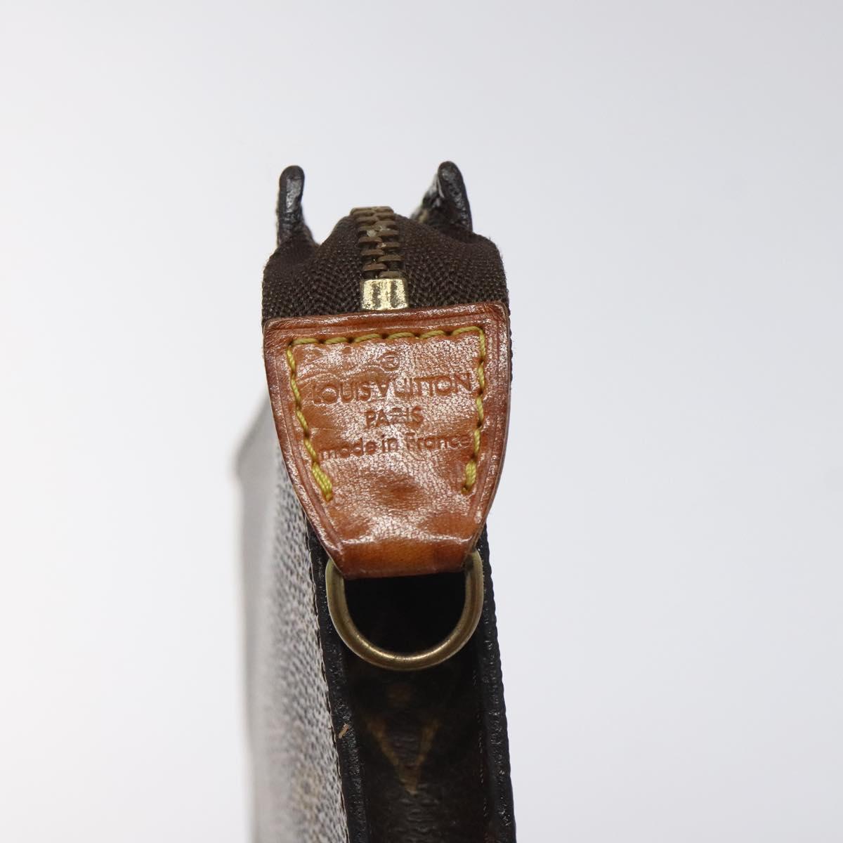 LOUIS VUITTON Monogram Bucket PM Accessory Pouch LV Auth th6029