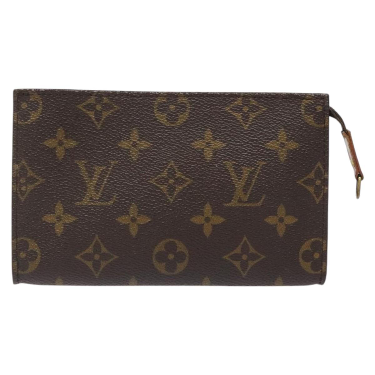 LOUIS VUITTON Monogram Bucket PM Accessory Pouch LV Auth th6029