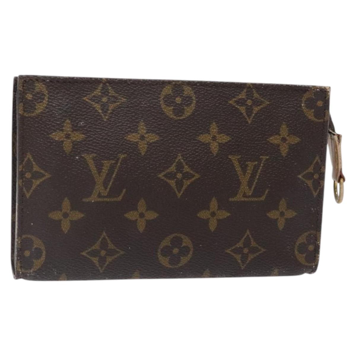 LOUIS VUITTON Monogram Bucket PM Accessory Pouch LV Auth th6036
