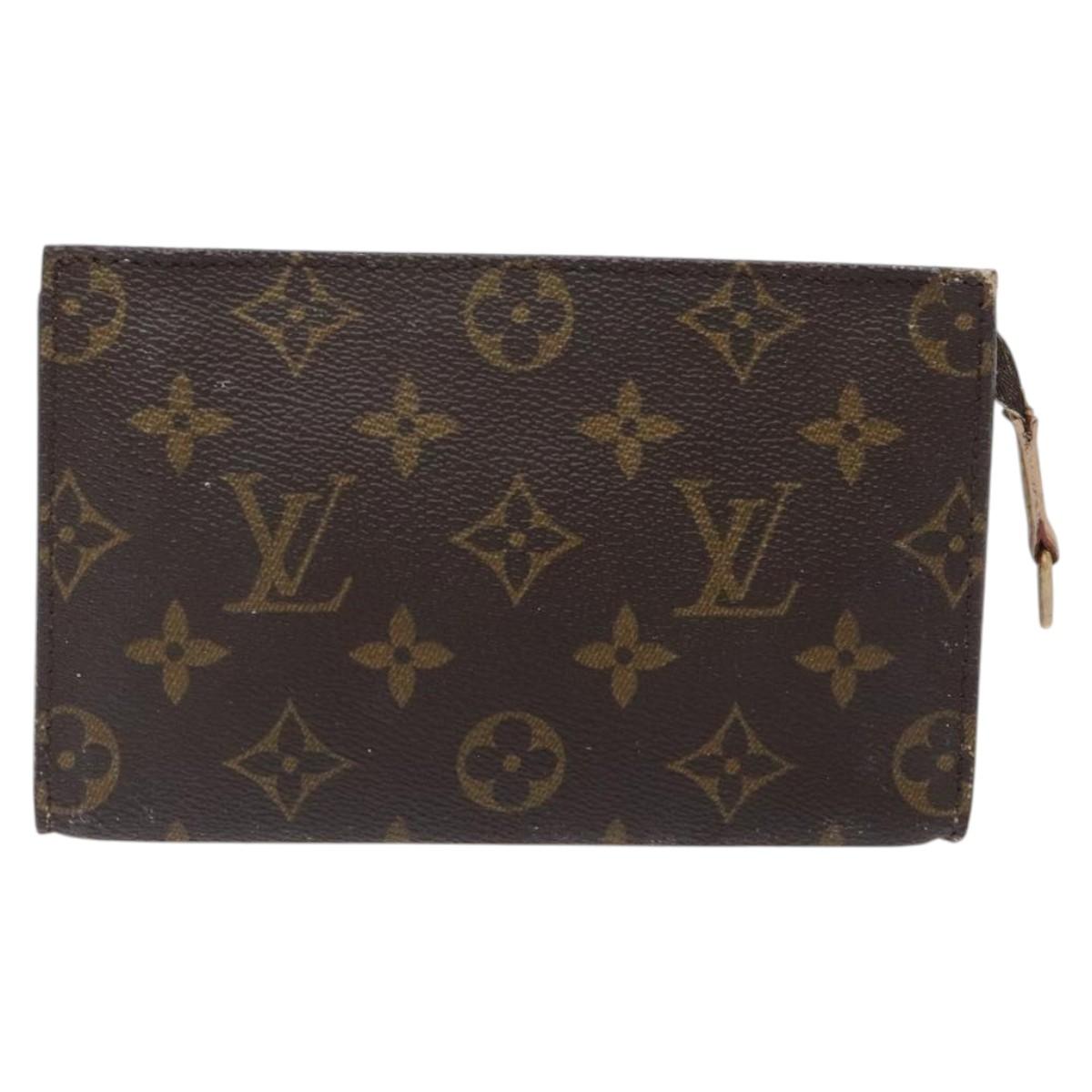 LOUIS VUITTON Monogram Bucket PM Accessory Pouch LV Auth th6036