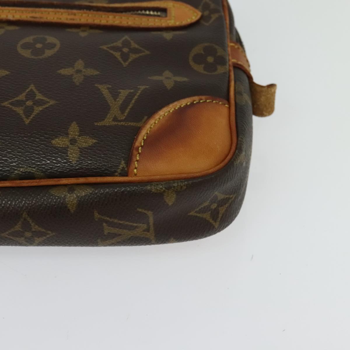 LOUIS VUITTON Monogram Marly Dragonne GM Clutch Bag M51825 LV Auth th6046