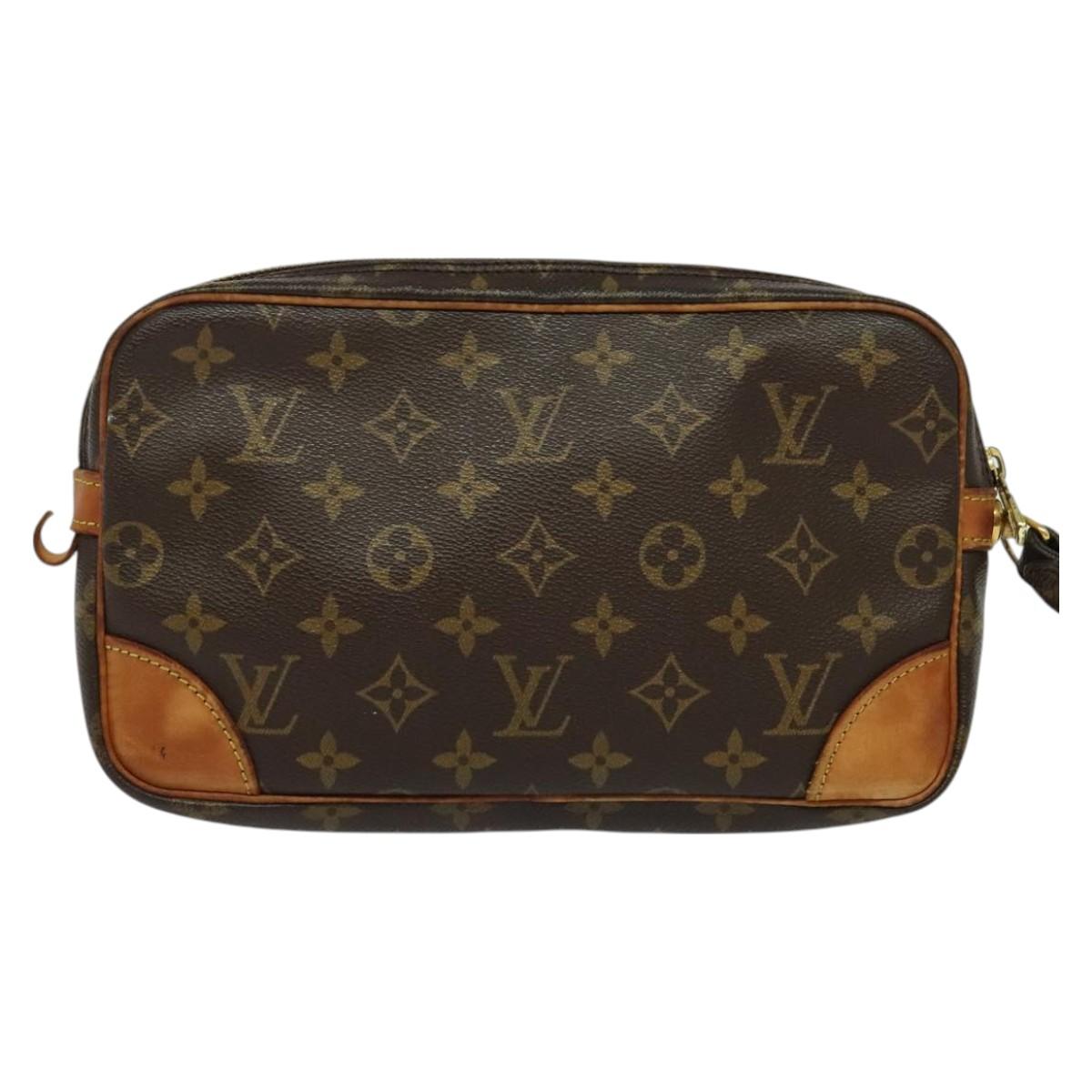 LOUIS VUITTON Monogram Marly Dragonne GM Clutch Bag M51825 LV Auth th6046
