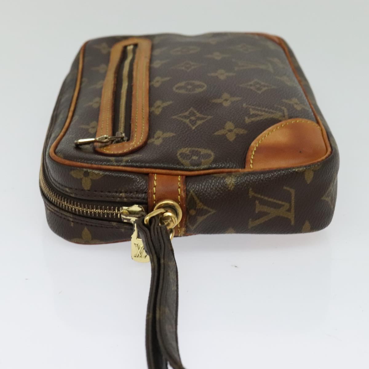 LOUIS VUITTON Monogram Marly Dragonne GM Clutch Bag M51825 LV Auth th6046