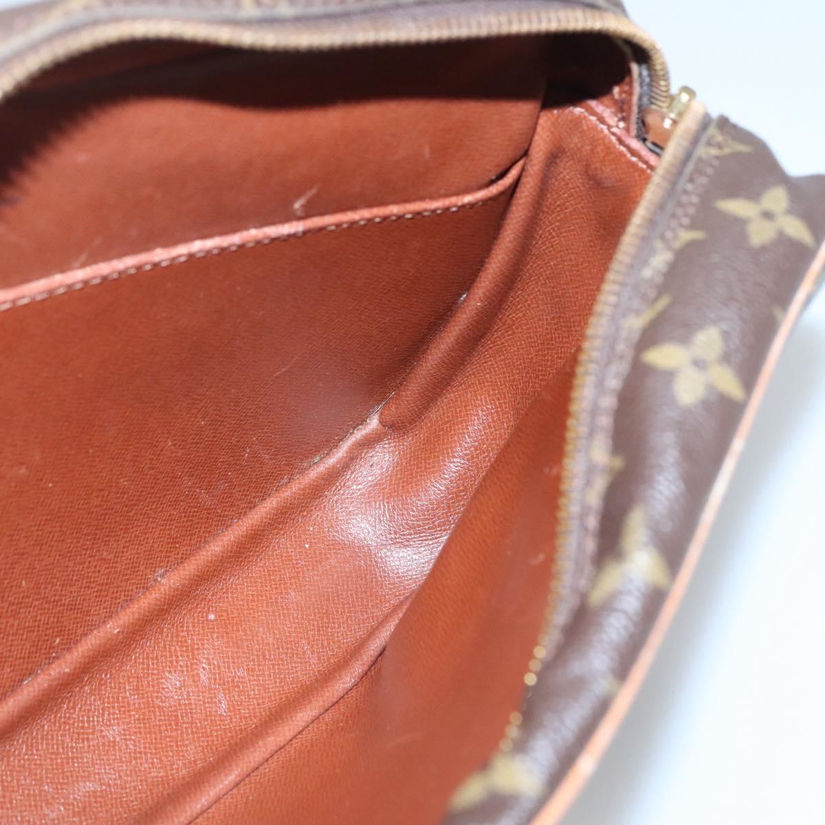 LOUIS VUITTON Monogram Compiegne 28 Clutch Bag M51845 LV Auth th6047