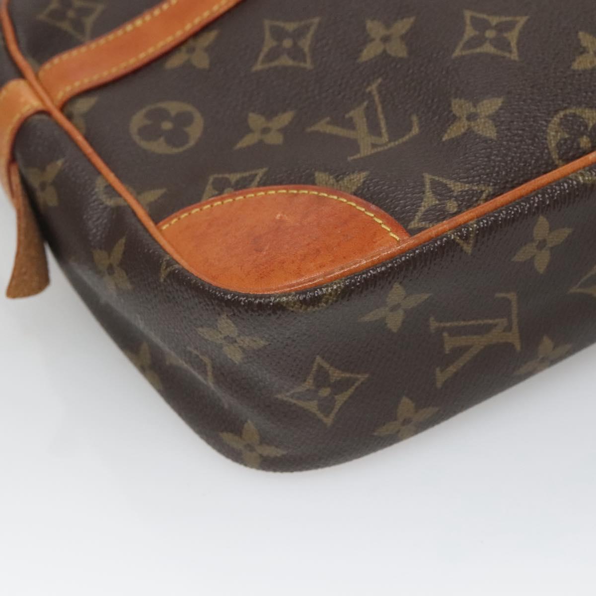 LOUIS VUITTON Monogram Compiegne 28 Clutch Bag M51845 LV Auth th6047