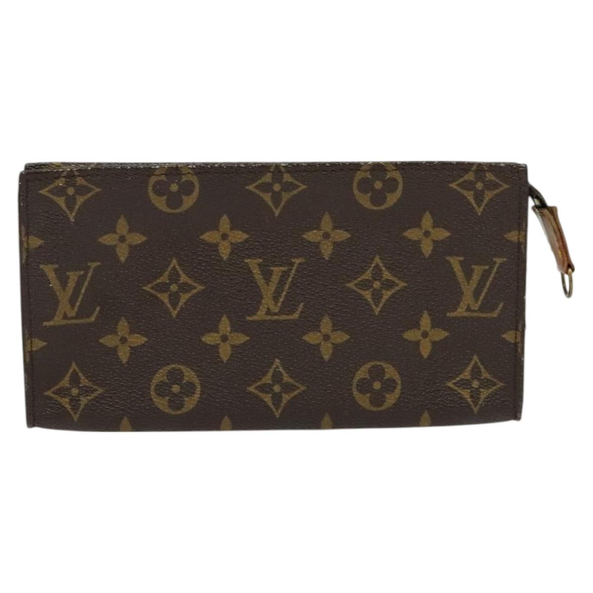 LOUIS VUITTON Monogram Bucket GM Accessory Pouch LV Auth th6063