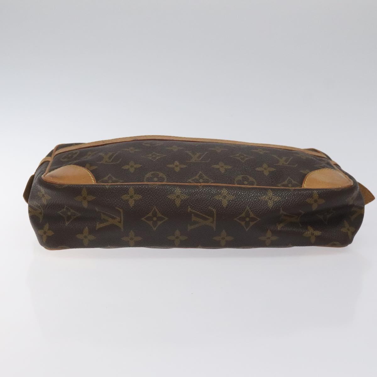 LOUIS VUITTON Monogram Compiegne 28 Clutch Bag M51845 LV Auth th6070