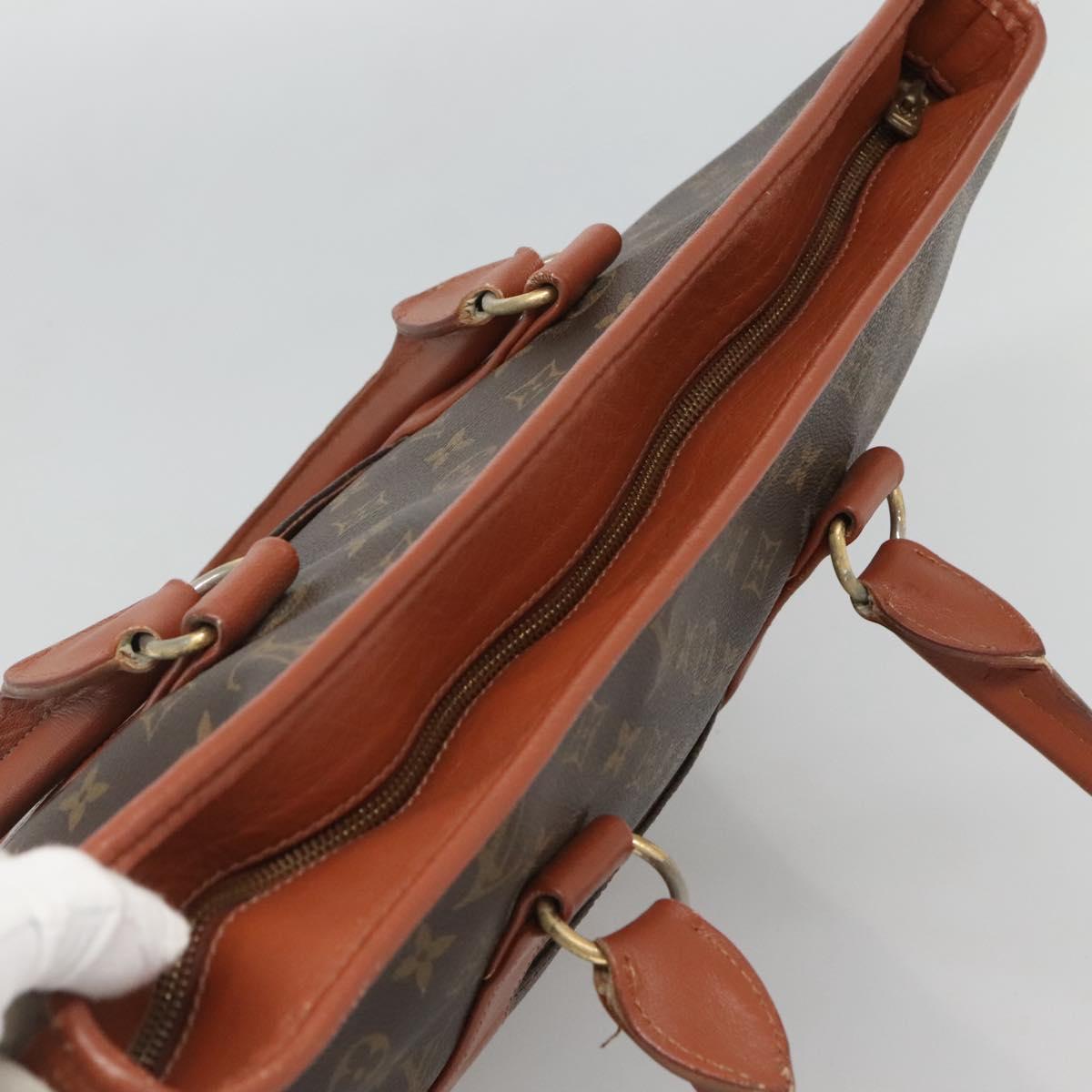 LOUIS VUITTON Monogram Sac Weekend PM Hand Bag M42425 LV Auth th6076