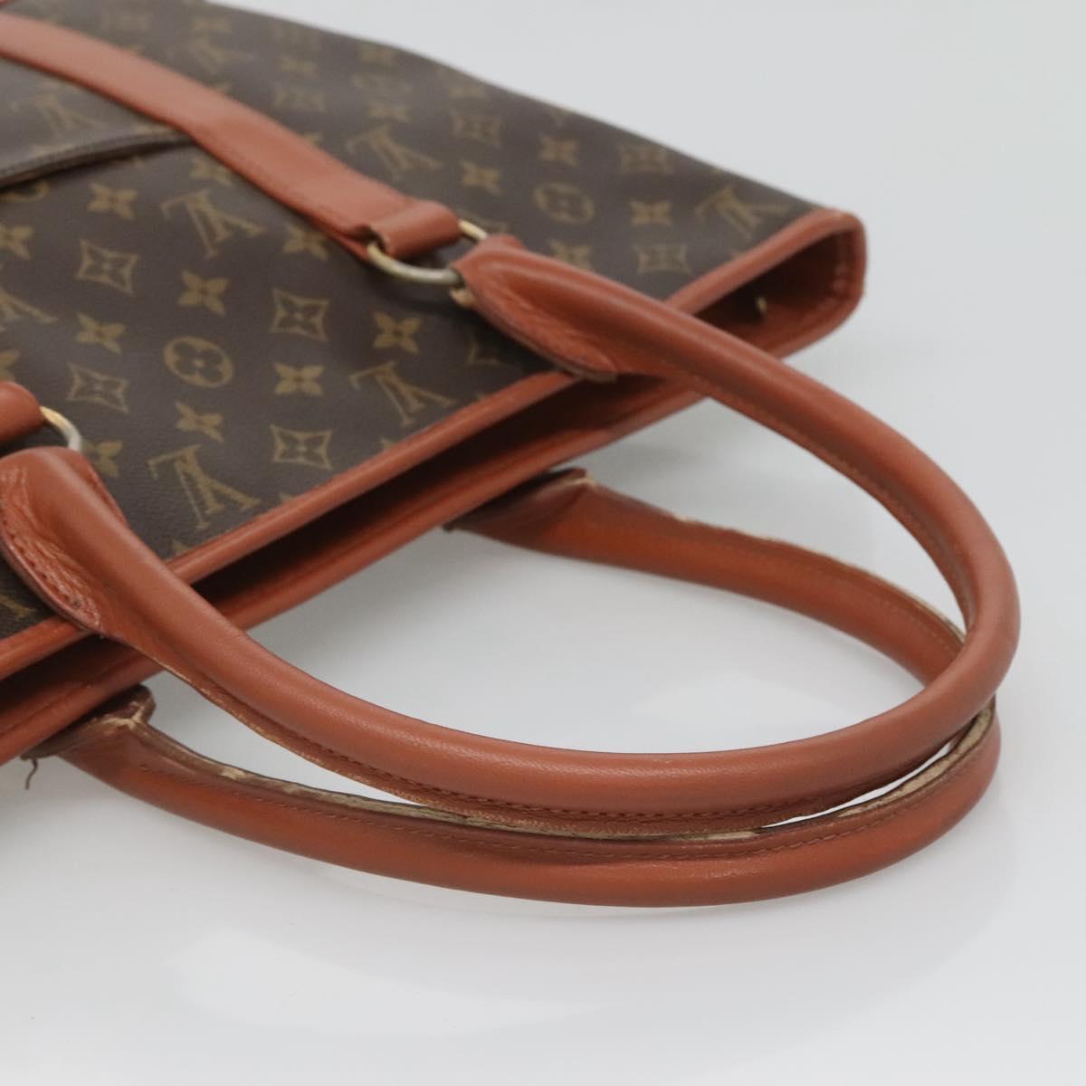 LOUIS VUITTON Monogram Sac Weekend PM Hand Bag M42425 LV Auth th6076