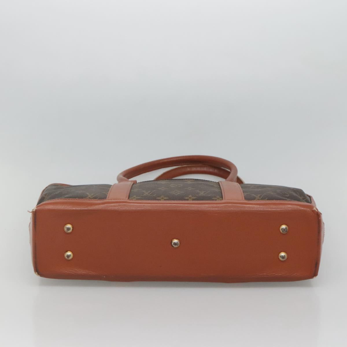 LOUIS VUITTON Monogram Sac Weekend PM Hand Bag M42425 LV Auth th6076