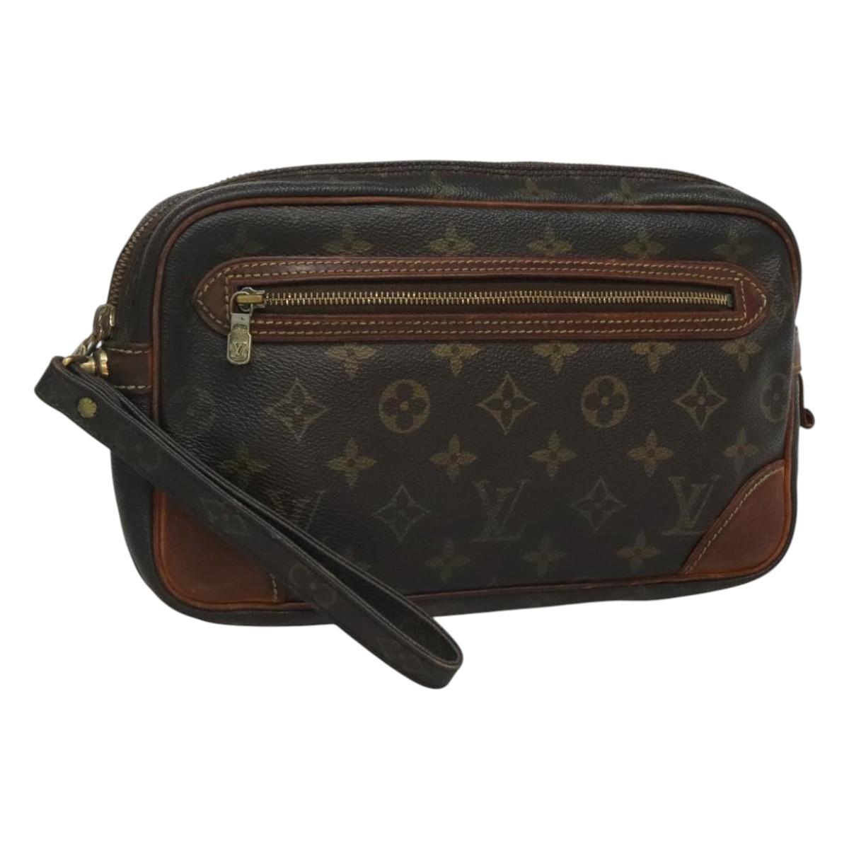 LOUIS VUITTON Monogram Marly Dragonne GM Clutch Bag M51825 LV Auth th6078