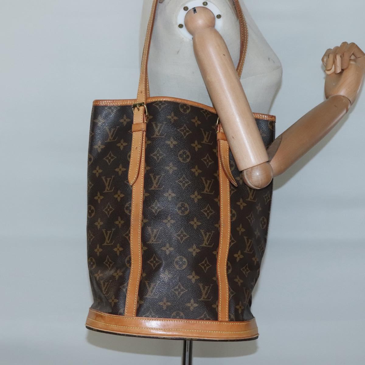 LOUIS VUITTON Monogram Bucket GM Shoulder Bag M42236 LV Auth th6093