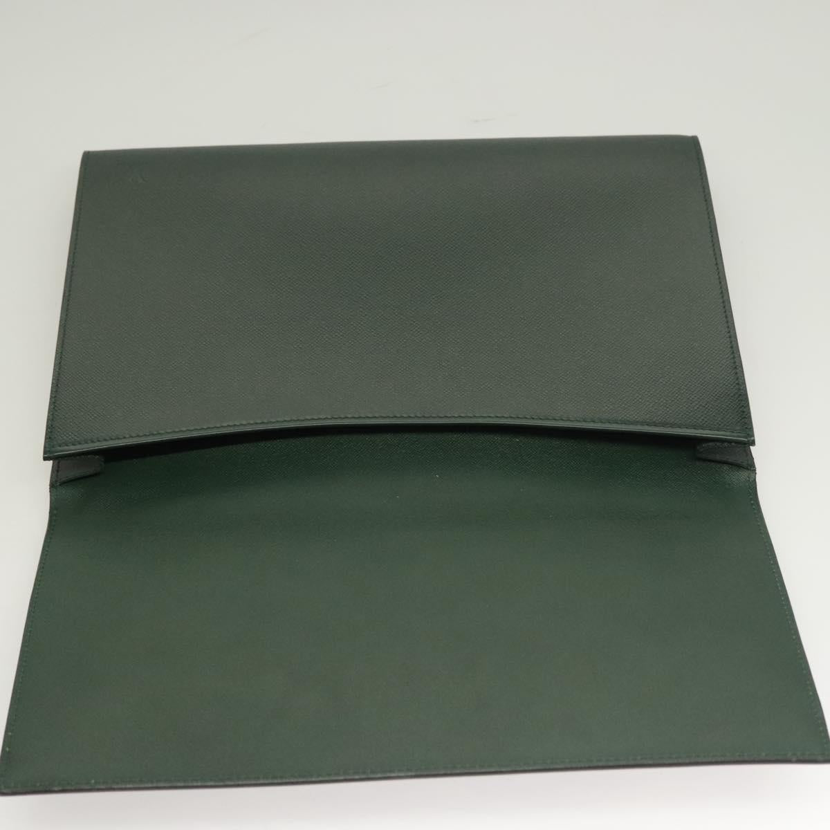 LOUIS VUITTON Taiga Leather Volga Briefcase Epicea M30204 LV Auth th6095