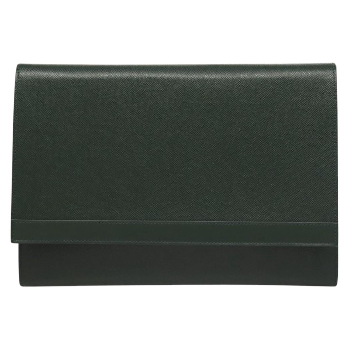 LOUIS VUITTON Taiga Leather Volga Briefcase Epicea M30204 LV Auth th6095