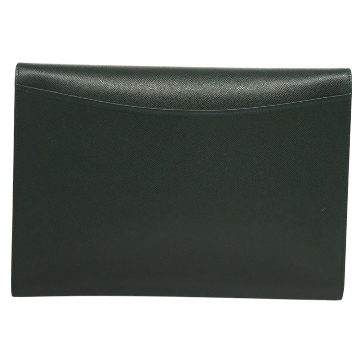 LOUIS VUITTON Taiga Leather Volga Briefcase Epicea M30204 LV Auth th6095