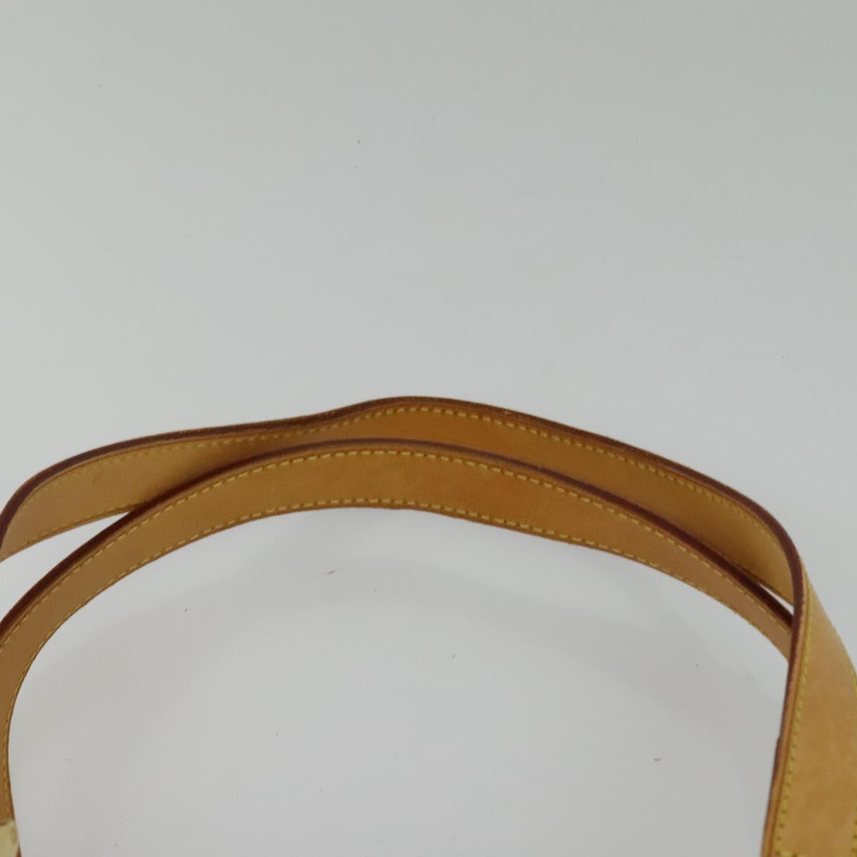 LOUIS VUITTON Monogram Vernis Houston Hand Bag Beige M91004 LV Auth th6098