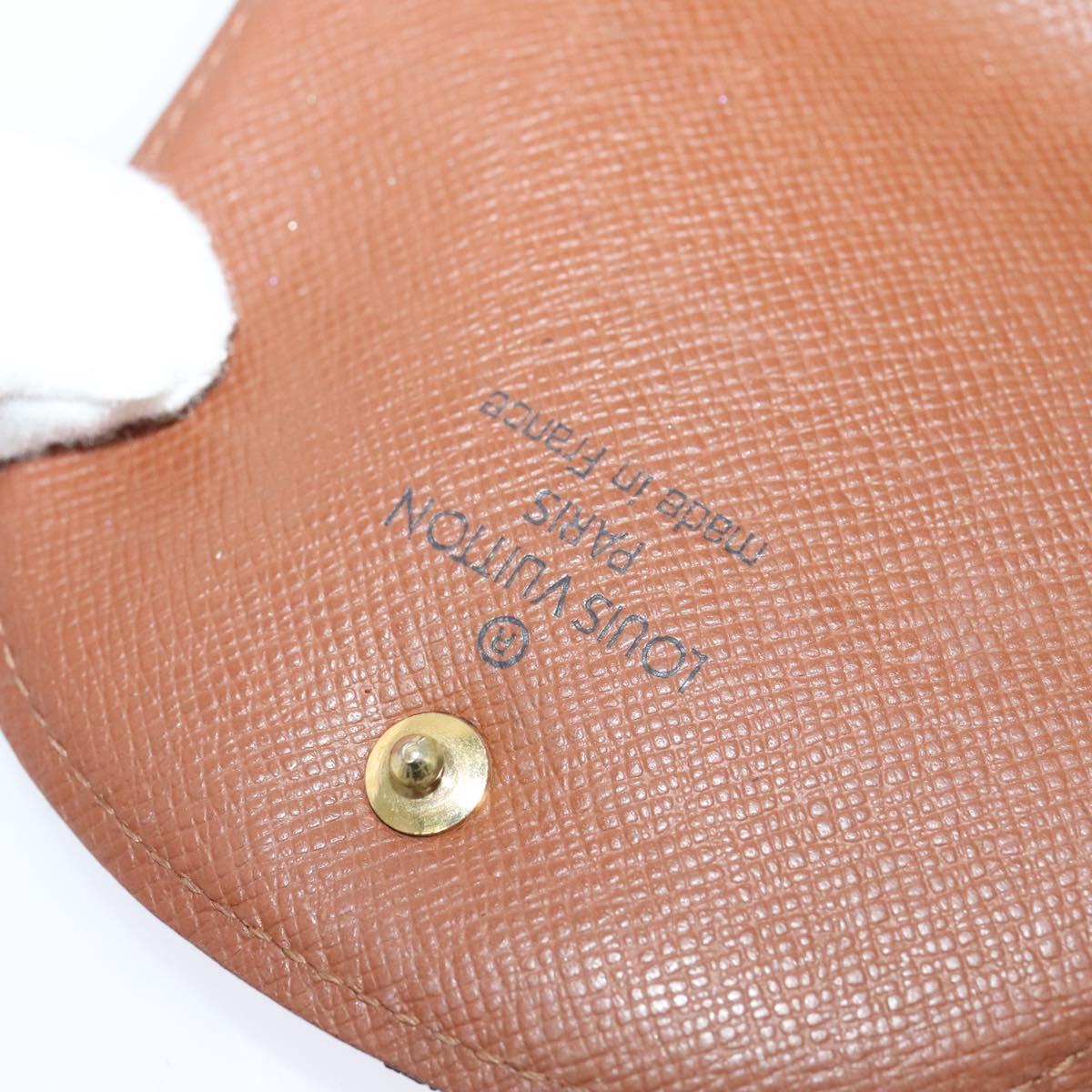 LOUIS VUITTON Monogram Porte Monnaie Guze Coin Purse M61970 LV Auth th6100