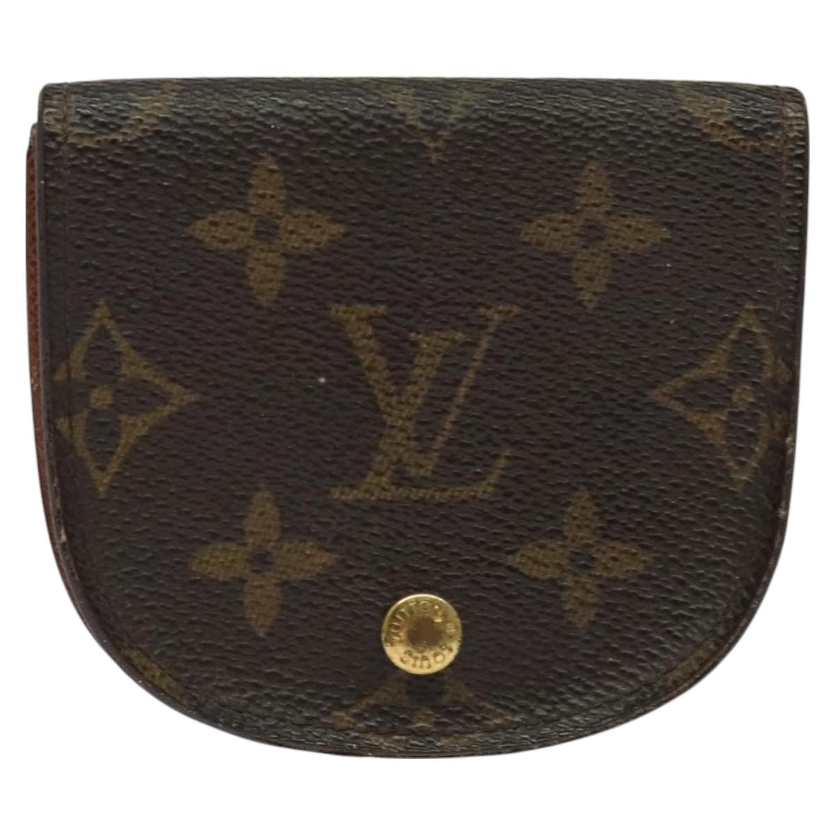 LOUIS VUITTON Monogram Porte Monnaie Guze Coin Purse M61970 LV Auth th6100
