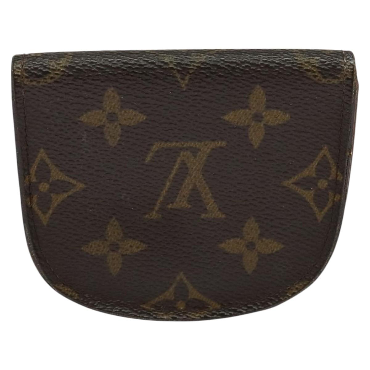LOUIS VUITTON Monogram Porte Monnaie Guze Coin Purse M61970 LV Auth th6100