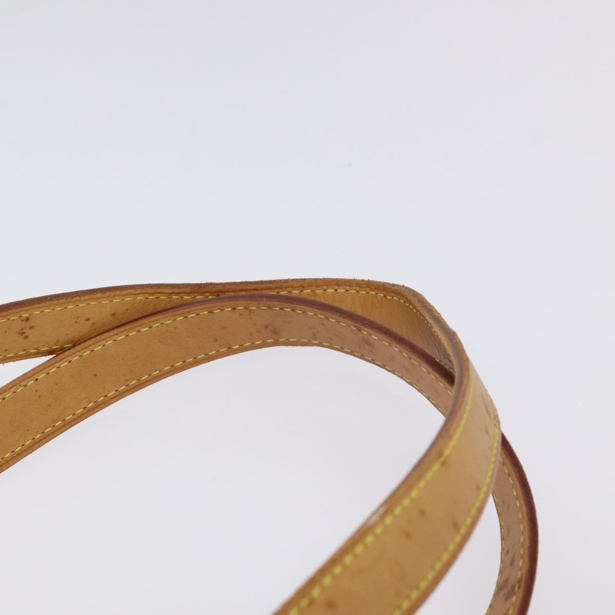 LOUIS VUITTON Monogram Vernis Houston Hand Bag Beige M91004 LV Auth th6124