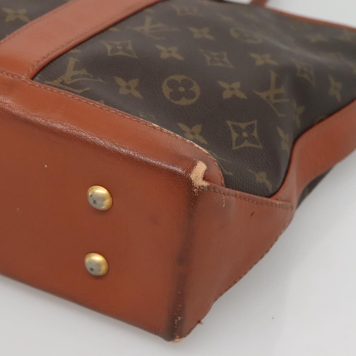 LOUIS VUITTON Monogram Sac Weekend PM Hand Bag M42425 LV Auth th6126