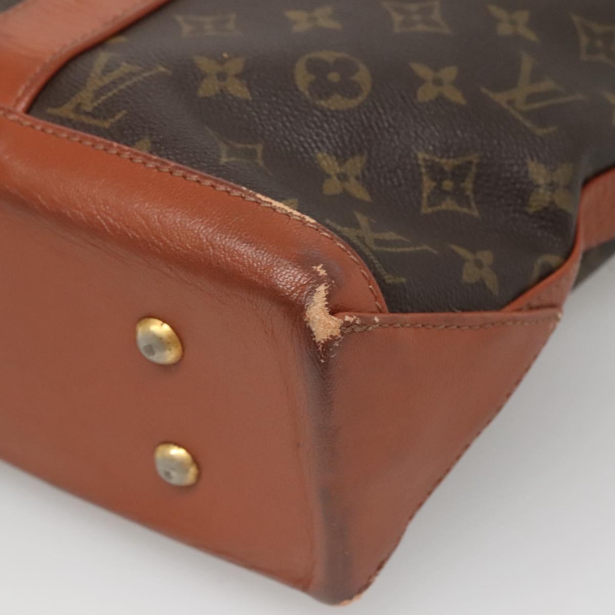 LOUIS VUITTON Monogram Sac Weekend PM Hand Bag M42425 LV Auth th6126