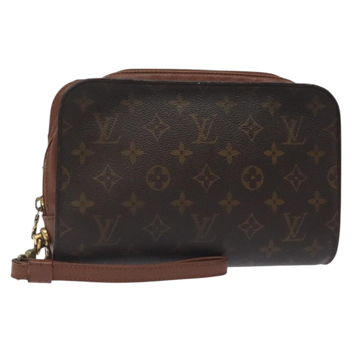 LOUIS VUITTON Monogram Orsay Clutch Bag M51790 LV Auth th6129